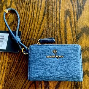 NWT Nanette Lepore Iryne wristlet in vintage indigo